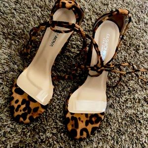 Leopard Print Fashion Nova Heels